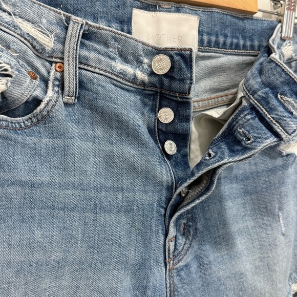 Mother Superior Scrapper Ankle Jeans Wicked Wild Calling Size 27 Distressed - Picture 6 of 14